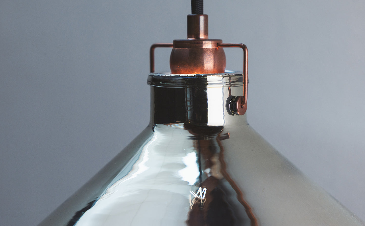 Conical Pendant Light L  Mirror