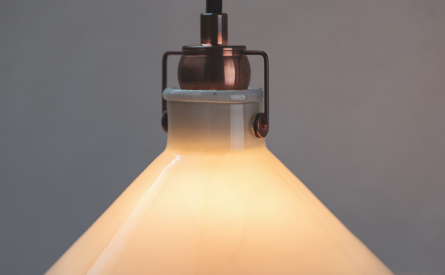 Conical Pendant Light S  White